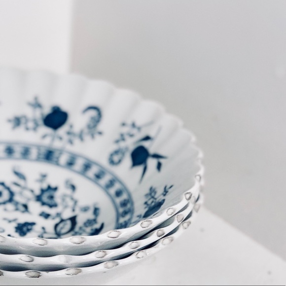 Set of 3 bowls dark blue and white - Picture 4 of 5